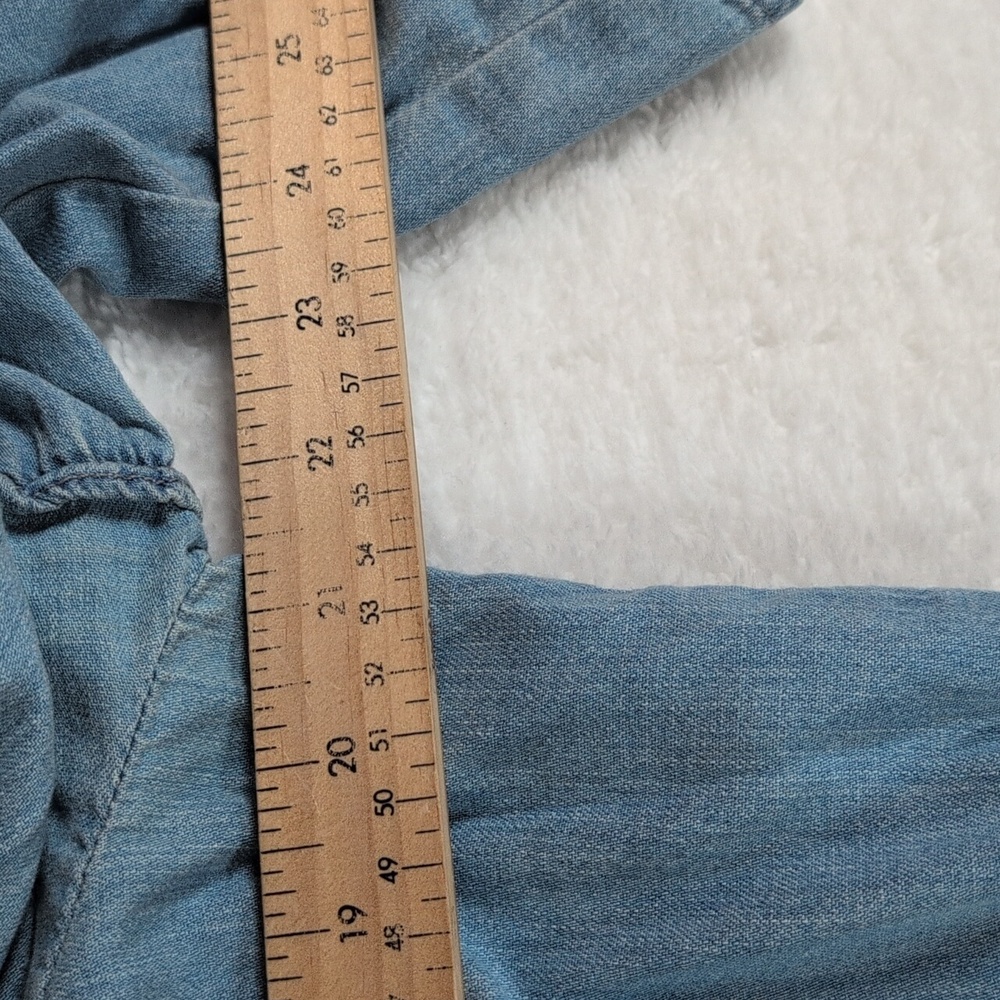 356-Madewell Light Blue Denim Shorts - Picture 5 of 6